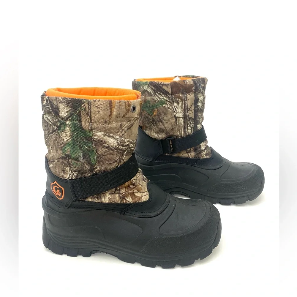 Academy Sports Youth Game Winner Camo Duck Hunting Boots Sz 4